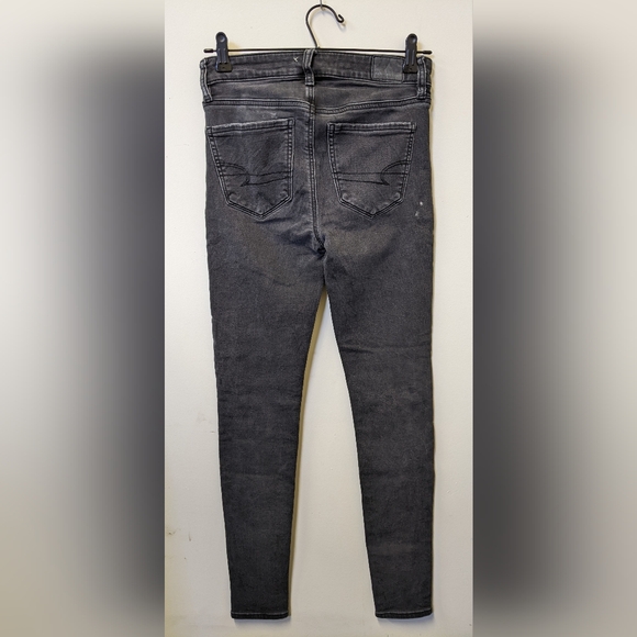 American Eagle Outfitters Dark Gray Skinny Jeans - Picture 2 of 5
